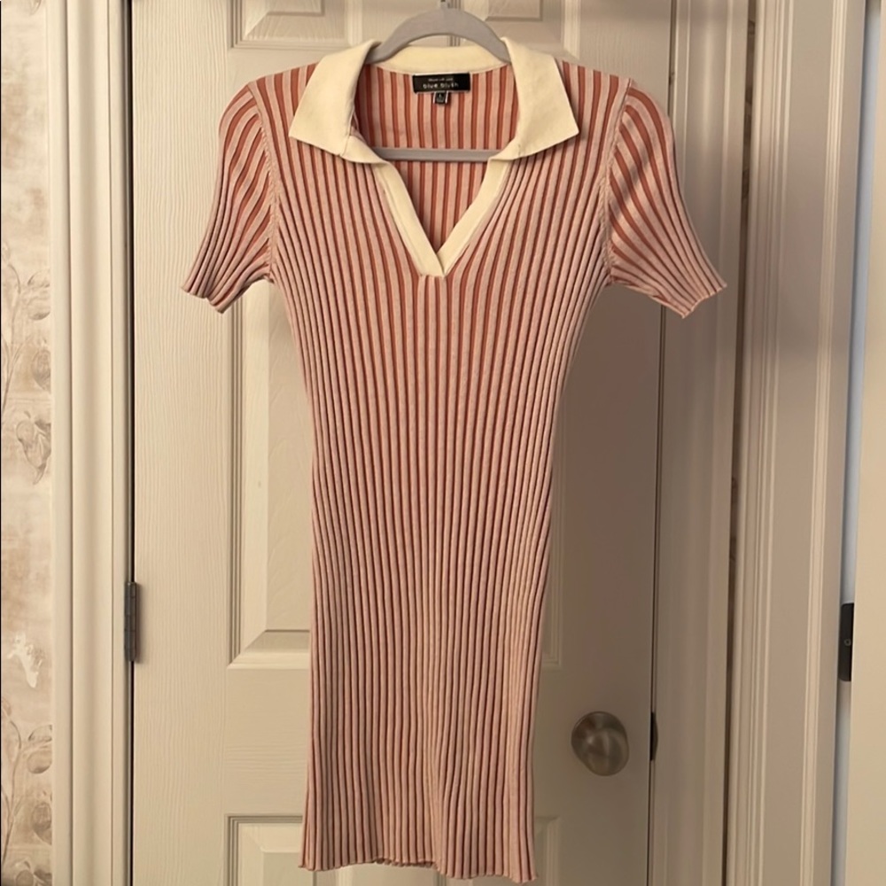 New,never worn! Vici peach preppy mini dress
